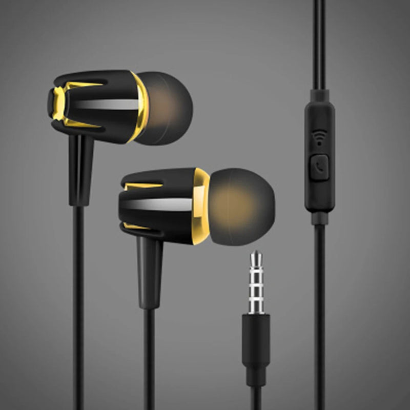 M18 fones de ouvido 3.5mm in-ear fones de ouvido universal 1.2 m estéreo com fio - Dropfy Store