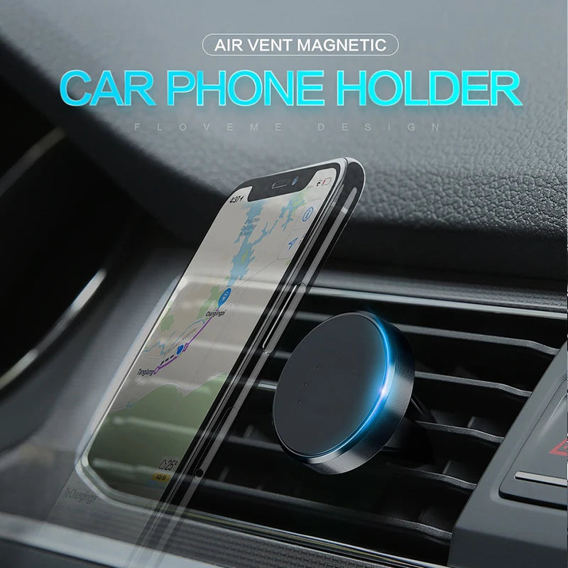 Suporte do telefone do carro magnético universal, ar ventilação clip, montar rotação celular, GPS suporte - Dropfy Store