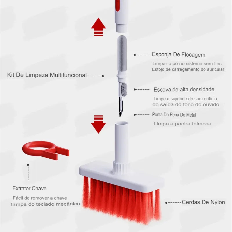 Kit de limpeza para dispositivos 5 em 1 - Dropfy Store