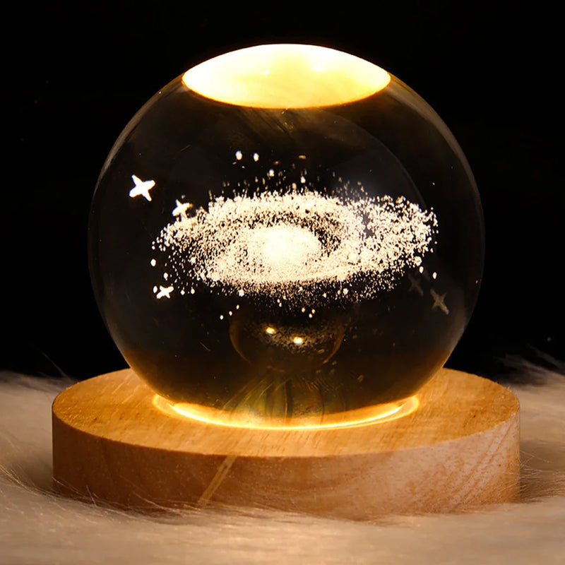 Lâmpada de bola de cristal galáxia - Dropfy Store